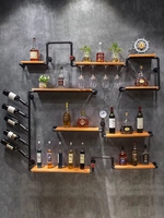 Porte-bouteilles de comptoir avec porte-verres, petit porte-vin sur pied avec plateau à bouchons