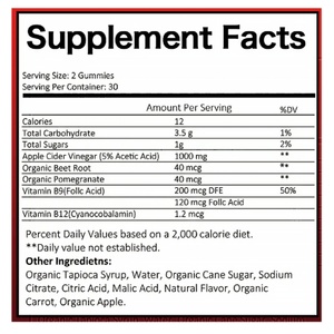 Gomitas de Vinagre de Sidra de Manzana Chinaherbs, Vitaminas, Biotina, Colágeno, Gomitas ACV, Extracto Natural de Plantas, Gomitas KETO ACV - Product Image 6