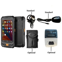 Lecteurs-écrivains portables robustes en plastique personnalisés en usine, Android 11, UHF 860~960 MHz, NFC HF 13,56 MHz, RFID, ISO 18000-6C