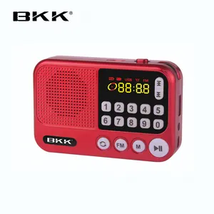 Oem portátil rádio fm digital mp3 usb, com função de memória, rádio eletrônico, micro