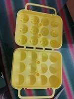 Porte-plateau à oeufs en plastique bon marché Conteneur de stockage Organisateur Bin avec couvercle pour camping en plein air
