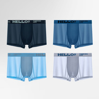 Ladymate ODM/OEM Boxer Homme Microfibre Soie, Slip Confortable Doux Sous-vêtement Caleçon