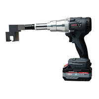 Pistolet de poinçonnage hydraulique ODM à poignée pistolet pour perçage de trous de drainage de portes et fenêtres, compatible perceuse pneumatique et électrique