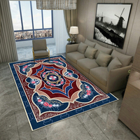 Tapis de luxe européen léger français américain de grande surface fabriqué à la machine pour la maison salon chambre à coucher