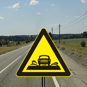 Alüminyum yol işaretleri çelik trafik işareti tabelası üçgen desen 'Stop' güneş sokak kullanımı dikkatli ayakta su yol - Product Image 1