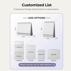 Calendario da Tavolo 365 Giorni con Fogli Staccabili, <span class=keywords><strong>Stampa</strong></span> Personalizzata 2026 2027, Calendario da Scrivania per Ufficio e Casa - Product Image 4