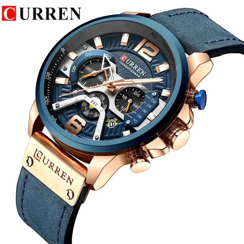 Dropshipping 2023 Curren 8329 cuarzo hombres gran oferta relojes hombres muñeca cuarzo reloj fábrica relojes de pulsera Reloj Masculino