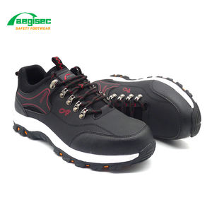 Bottes de sécurité AEGISEC en cuir synthétique, embout en <span class=keywords><strong>acier</strong></span>, antidérapantes, à lacets, fournisseurs de chaussures de travail <span class=keywords><strong>pour</strong></span> femmes, chaussures de sport - Product Image 5