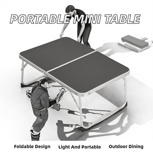 Modern Mini Portable <b>Folding</b> <b>Table</b> Outdoor Aluminum Alloy Low <b>Table</b> for Dining Kitchen Camping Use Outdoor Furniture - Product Image 2