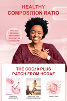 HODAF Factory CoQ10 Plus Patchs avec Coenzyme Q10 Matière Première Antioxydant Patch Nutritionnel Soutien Énergétique Cellulaire OEM/ODM