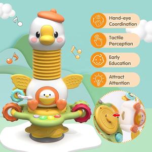 <span class=keywords><strong>Jouet</strong></span> éducatif Montessori à <span class=keywords><strong>ventouse</strong></span> pour table à dîner, <span class=keywords><strong>chaise</strong></span> <span class=keywords><strong>haute</strong></span> à <span class=keywords><strong>ventouse</strong></span>, hochets de dentition avec musique et son - Product Image 5