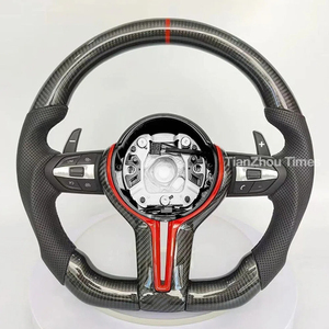 Volante Riscaldato in Fibra di Carbonio Aggiornato <span class=keywords><strong>Serie</strong></span> F M Sport F30 340i 535i F10 F32 F36 F22 F11 X5 F15 F31 F82 M4 F80 M3 M5 F90 - Product Image 2
