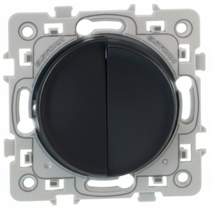 Interruptor basculante SQUARE Vulcain con botón pulsador Interruptores basculantes Premium Producto - Product Image 1