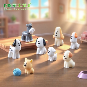 Nuevos productos transfronterizos de Weij: casa de muñecas con diseño de cachorro, accesorios decorativos para bricolaje, pequeño adorno de escritorio - Product Image 2