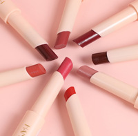HANDAIYAN Rouge à lèvres soyeux et brillant au miel, longue tenue, hydratant, tube blanc givré, baume à lèvres hydratant OEM ODM