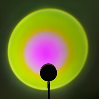 Projecteur USB compact en promotion : Lampe d'ambiance pour photographie, lumière de coucher de soleil pour chambre sombre