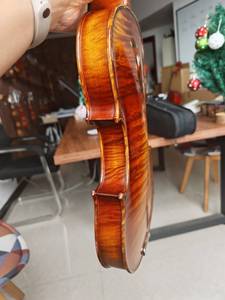 <span class=keywords><strong>Violon</strong></span> professionnel 4/4, grain flammé, son doux et agréable, épicéa et érable massifs, fabriqué à la main, de bonne qualité - Product Image 4