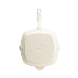 Durable Square <strong>Enamel</strong> Non-Stick Cast Iron <strong>Frying</strong> <strong>Pan</strong> with Heat-Resistant Handle Oven Safe for Even Cooking - Product Image 3