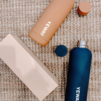 Botella Térmica Deportiva de Acero Inoxidable con Logotipo Personalizado, Aislada al Vacío, 350-1000 ml, Mantiene el Agua Caliente/Fría de 6-12 Horas