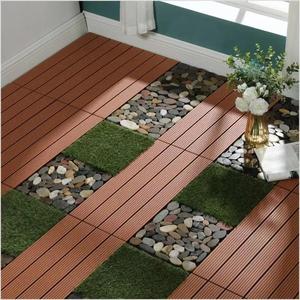 Nuevo Diseño de Baldosas de Madera Maciza y Compuesto Plástico para Terraza, Revestimiento de Bordes WPC, Suelo para Jardín y <span class=keywords><strong>Patio</strong></span>, Suministro del Fabricante - Product Image 1