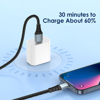 Câble de charge rapide USB C 120W 3A, 3FT 6FT, câble USB A vers USB C, câble de données tressé de type C pour Sumsung Xiaomi