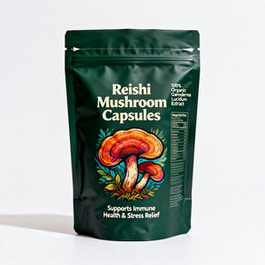 แคปซูลเห็ดหลินจืออิออร์แกนิกสารสกัดจากธรรมชาติฉลากส่วนตัวบริการ OEM ODM ISO GMP NSF ได้รับการรับรอง - Product Image 4