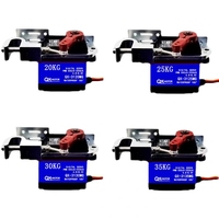 QX numérique étanche 20kg 25KG 30KG 35KG couple élevé numérique grand modèle avion aile fixe RC multi-axes Drone