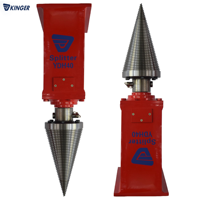 Fendeuse de bûches hydraulique KINGER pour excavatrice