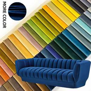 कस्टम मखमली कपड़े थोक 100% पॉलिएस्टर सादा खोखला फर्नीचर असबाब कपड़े के लिए घर कपड़ा - Product Image 1