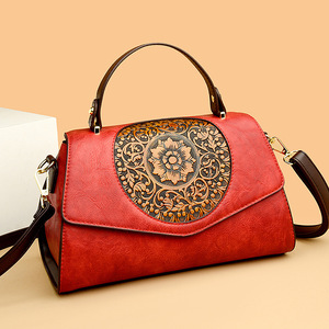 Bolsa Transversal de Couro PU Estilo Chinês Retro WESTAL, Bolsas de Designer para Mulheres - Product Image 4