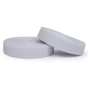 Aufnähbares Selbstklebendes Doppelseitiges Klettverschlussband Streifen Rolle Starker Halt Verschlüsse Weiß 100mm*25M 25meter/Rolle - Product Image 1