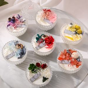 Velas Aromáticas Naturales con Flores Secas para Regalo Romántico, Decoración Navideña para el Hogar - Product Image 2