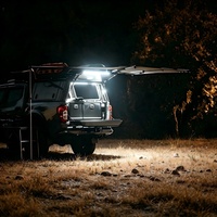 Barre lumineuse LED en aluminium robuste, étanche IP67, dimmable, pour auvent 4x4, éclairage tricolore 12V pour tente de toit