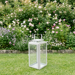 Wholesale Modern Metal/Glass Mini Tea Light Holder Decorative Lanterns for Tabletop Home & Garden - Product Image 1