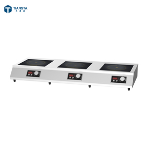 3500 वाट फ्लैट Tabletop पोर्टेबल Highpower 3500w Countertop बिजली वाणिज्यिक प्रेरण रेंज हॉब स्टोव Cooktop कुकर 3 बर्नर - Product Image 3