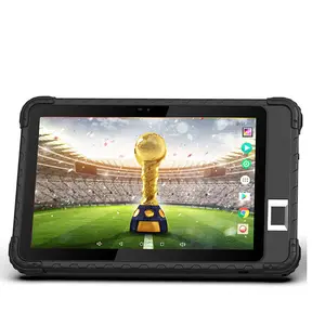 Android 10..1' 3G 4G LTE MTK6765 Octa core rugged android tablet PC with biometric fingerprint NFC reader
