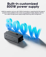 AG01 AG02 EGPU Dock, USB4 OCuLink Dual Ports, Daya 800W Terintegrasi
