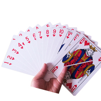 Cartes de jeu de poker personnalisées de haute qualité, grand format, impression publicitaire, écologiques, durables, papier lisse