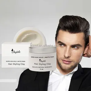 Eigenmarke Herrenhaar Festhaltevorrichtung Kontrolle Festhaltevorrichtung und leicht waschbare Gel-Haar-Pomade Wachs für Haarstilingprodukte