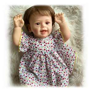 Day Reborne 3 agujeros Abs Defecto Figura Un Ym Baby Vide Función 22 pulgadas Bebidas Lunabebe Reborn Doll - Product Image 1