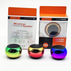 Hot M3 Tws Super Mini Speaker Colorful Outdoor Portable 3D Round Small Loud Bass Wireless Bt Speaker - Product Image 1