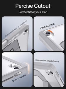 Funda Protectora Completa con Soporte Ajustable de Doble Ángulo y Porta Lápiz Integrado para <span class=keywords><strong>iPad</strong></span> A16/10.ª Generación, Ideal para el Hogar, la Oficina y la Escuela - Product Image 5