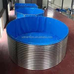 SDM Aquaculture Pond 34000 Litre Circular Catfish Tilapia Prawn Aquaculture Pond Tanks For Fish Shrimp Farming