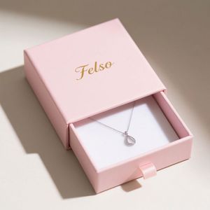 Custom Logo Rigid Sliding Out Drawer <b>Box</b> Fancy <b>Gift</b> <b>Box</b> for Necklace/perfume Jewelry Accessory Storage Retail <b>Box</b> With Ribbon - Product Image 6