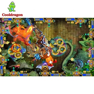 Cooldragon Lion Strike Fish Game <span class=keywords><strong>Software</strong></span> CD-004-075 Mesa de Juego de Pesca para 10 Jugadores con Gabinete y Enchufe Estadounidense, <span class=keywords><strong>Juegos</strong></span> de Disparos de Peces - Product Image 2
