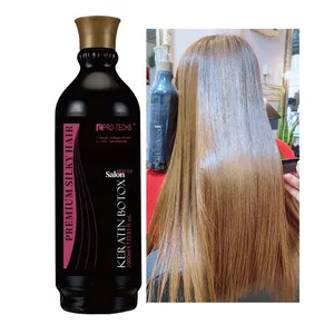 OEM saç keratin tedavisi formaldehit içermeyen köpük aminoasit saç keratina recamier keratin doğrultma