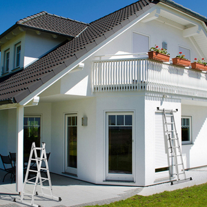 <span class=keywords><strong>Escalera</strong></span> <span class=keywords><strong>plegable</strong></span> moderna <span class=keywords><strong>de</strong></span> <span class=keywords><strong>aluminio</strong></span> <span class=keywords><strong>de</strong></span> <span class=keywords><strong>2</strong></span> secciones, extensión <span class=keywords><strong>de</strong></span> 3 <span class=keywords><strong>metros</strong></span>, escalón <span class=keywords><strong>plegable</strong></span>, certificado EN131 para uso en ático <span class=keywords><strong>de</strong></span> loft al aire libre - Product Image 5