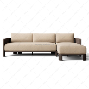 Divano in alluminio a forma di L leggero felly <span class=keywords><strong>con</strong></span> cuscini ad asciugatura rapida e contenitore compatto per <span class=keywords><strong>balcone</strong></span> piccolo Patio - Product Image 1