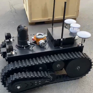 Robot industriel sur chenilles en métal, télécommandé par Wi-Fi, pour les opérations de recherche et de sauvetage - Product Image 1