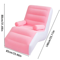 Canapé gonflable portable pour salon, cuisine, extérieur, plage, chaise longue pliable d'usine